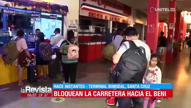 Persiste el bloqueo en la ruta a Trinidad y las salidas de buses siguen suspendidas