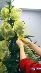 Simple ways to decorate a #christmas tree 