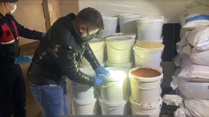 2 HAFTA İÇİNDE 2 KEZ TONLARCA MERDİVEN ALTI ÜRETİM SALÇAYLA YAKALANDI