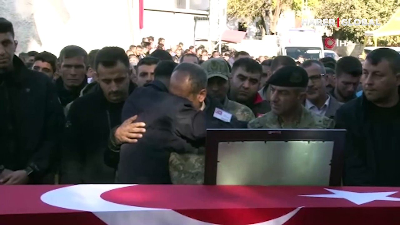 Şehit Piyade Sözleşmeli Er Hüseyin Korkmaz'a veda