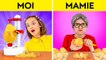 MOI VS MAMIE || Gadgets de Cuisine TikTok VS Astuces Virales & Conseils de Parents par 123 GO!