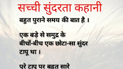 सच्ची सुंदरता कहानी। Hindi Stories। Lessonable story। Heart Touching Story। Bindi voice।