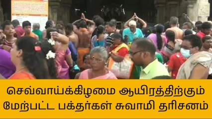 திருச்செந்தூர்: கோயிலில் நீண்ட வரிசை காத்துருந்த பக்தர்கள்