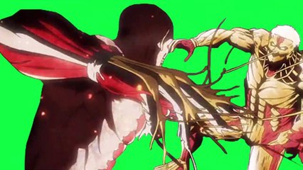 Attack On Titan Anime Green Screen