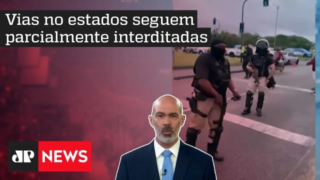 Caminhoneiros relatam dificuldades para trabalhar com paralisação em estradas no RJ; Schelp analisa