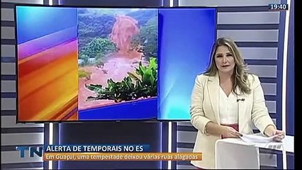 Alerta de temporais no ES