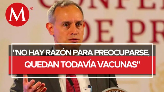 Hay disponibilidad en vacunas contra influenza: López-Gatell; no se preocupen