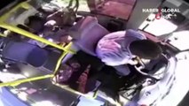 Kahramanmaraş’ta 12 kişinin yaralandığı kaza güvenlik kamerasında