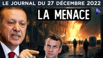 Kurdes vs Turcs : la France prise en étau - JT du mardi 27 décembre 2022