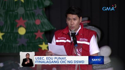Usec. Edu Punay, itinalagang OIC ng DSWD | Saksi