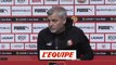 Genesio : «Mandanda voulait tout de suite reprendre» - Foot - L1 - Rennes