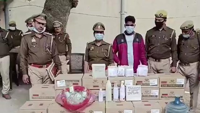 मिर्ज़ापुर: सरकारी देसी शराब की दुकान में नकली शराब बेचने वाले गैंग का भंडाफोड़