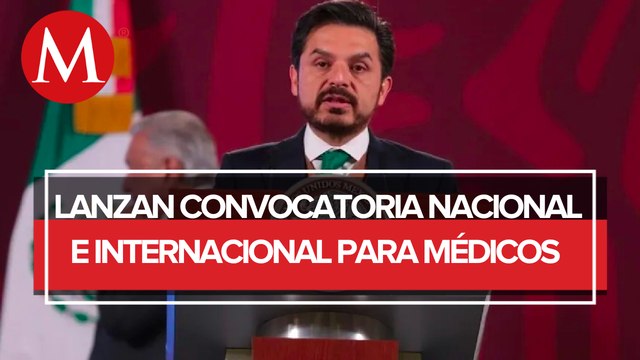 Gobierno lanza convocatoria para contratar médicos y enfermeros en 4 estados