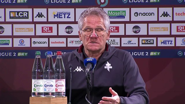 Metz - Niort, la réaction des coaches