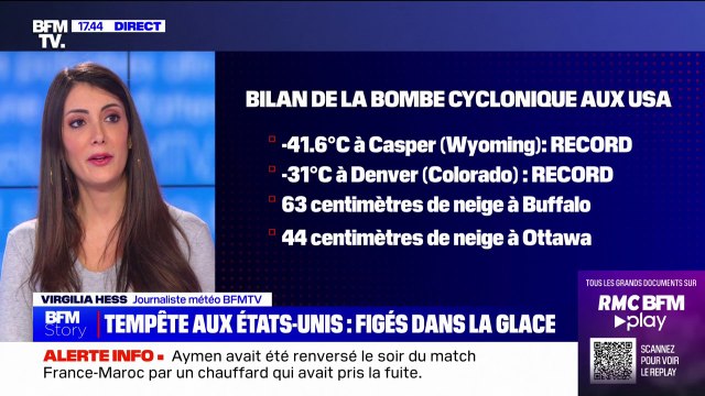 Tempête de neige aux États-Unis: le bilan de la bombe cyclonique