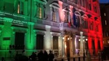 Costituzione, luci tricolore a Palazzo Madama per i 75 anni