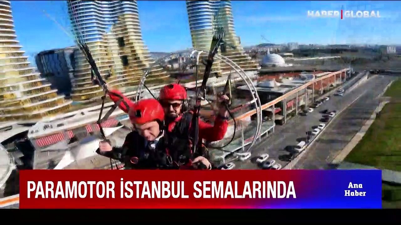 Paramotor İstanbul semalarında