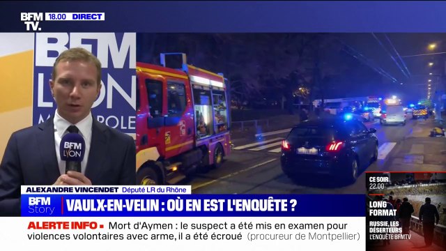 Incendie à Vaulx-en-Velin: Ce ne sont pas des jeunes qui étaient dans le hall, ce sont des dealers , affirme le député LR du Rhône, Alexandre Vincendet