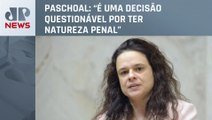 Janaína Paschoal fala sobre decisão de Moraes contra suspeitos de financiar atos