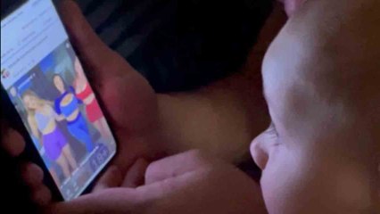 'Like Father, Like Son' - Naughty baby boy loves him some Jigglin' action