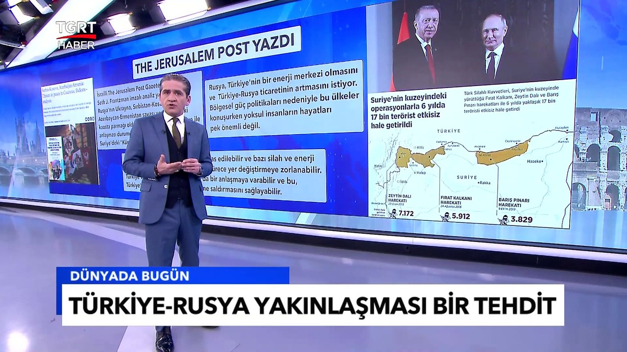 İsrail Medyası Türkiye-Rusya Yakınlaşmasını Büyük Tehdit Olarak Yazdı- Tuna Öztunç İle Dünyada Bugün