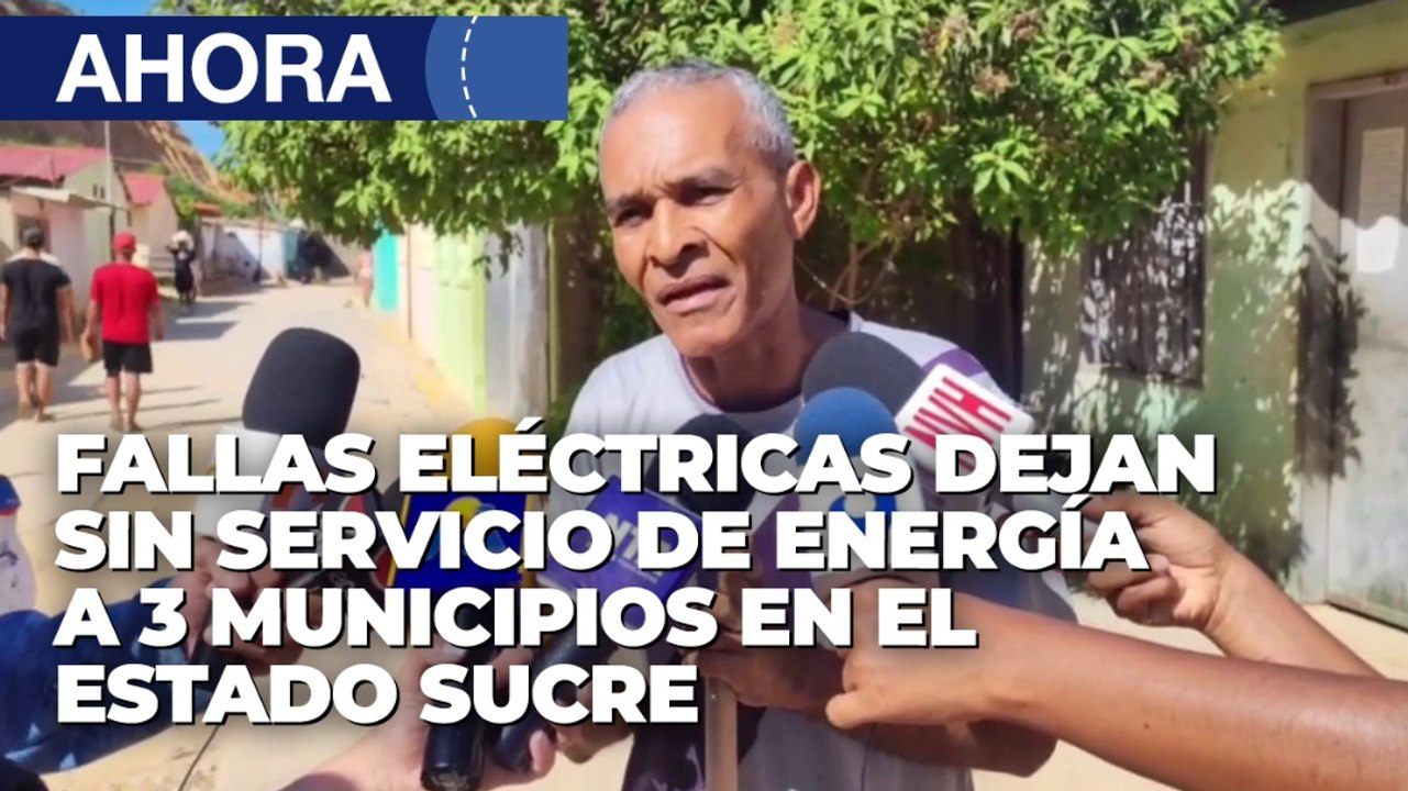 Comunidades en el estado Sucre denuncian fallas en servicio eléctrico - 27Dic @VPItv