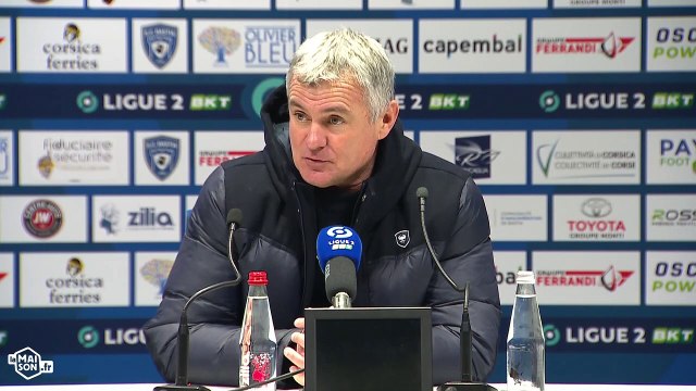 J16 Ligue 2 BKT : la réaction de Patrice Sauvaget après SC Bastia 1-0 SMCaen