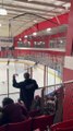 Student Deftly Dodges Hockey Puck