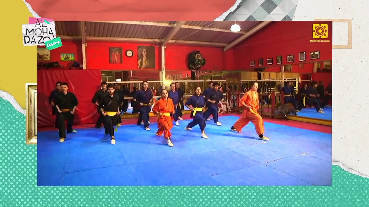 Con los medallistas del Templo Shaolin México - Almohadazo Casero