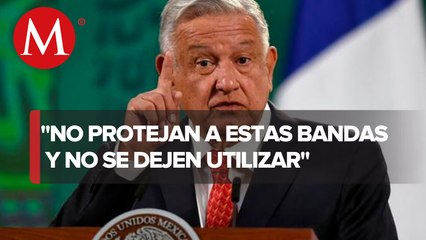 "No se dejen manipular por criminales" dice AMLO sobre obsequios del CJNG