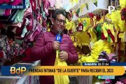 Furor por prendas íntimas amarillas en Gamarra: 