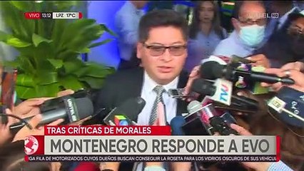 Montenegro ironiza sobre Evo: Primera vez que escucho que los petardos son un indicador económico