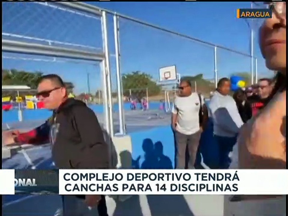 Gobernación y autoridades deportivas de Aragua inauguran Complejo Deportivo para 14 disciplinas