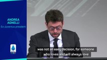 Juventus resignation 'not an easy decision' - Agnelli