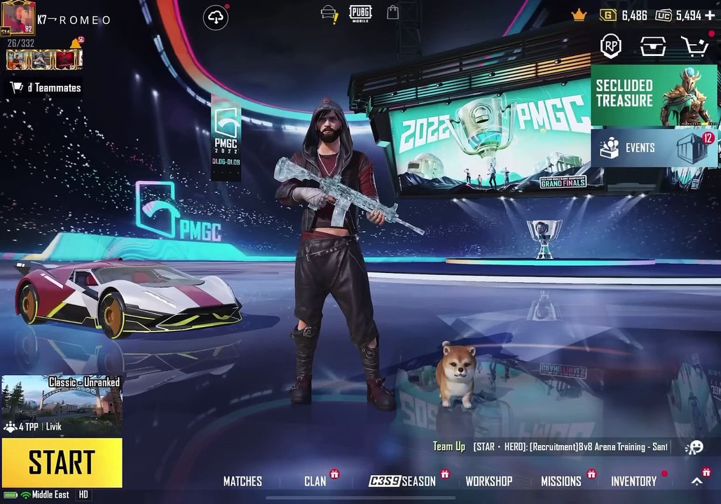 AKM Glacier On Hit Effect Maxed Out _  New Ultimate Outfit Spin _ Old Mythic Outfits_PUBGM R. G
