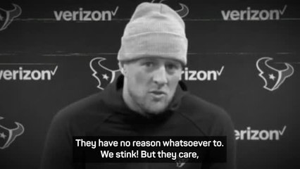 'We stink!' - retiring J.J. Watt's memorable post-game rant