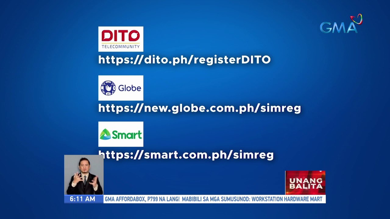 Iba't ibang aberya na naranasan sa unang araw ng SIM registration, tinututukan ng mga telco | UB