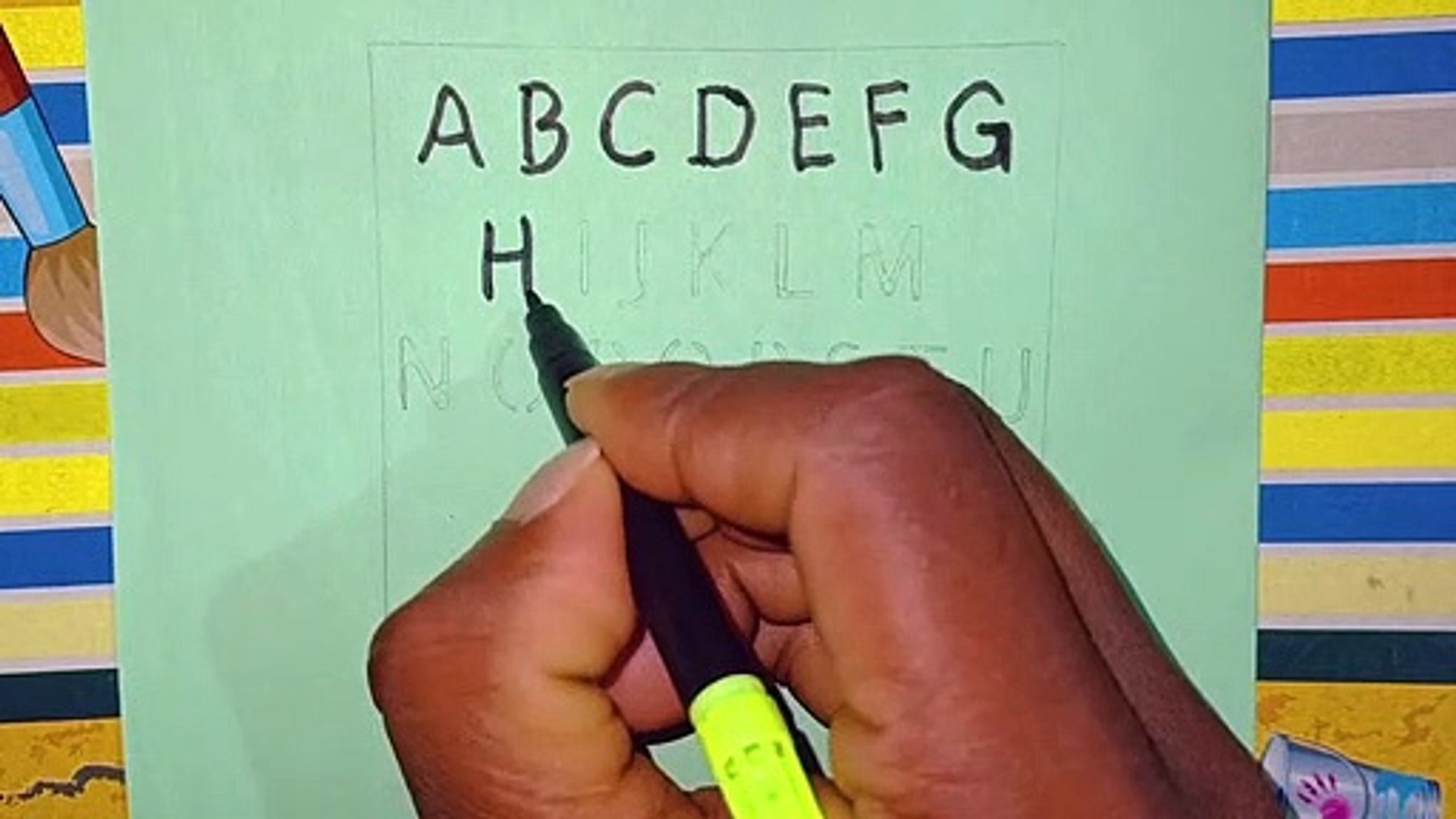 ⁣A for apple b for banana ABCD song abcd wala cartoon abcd video abcd apl