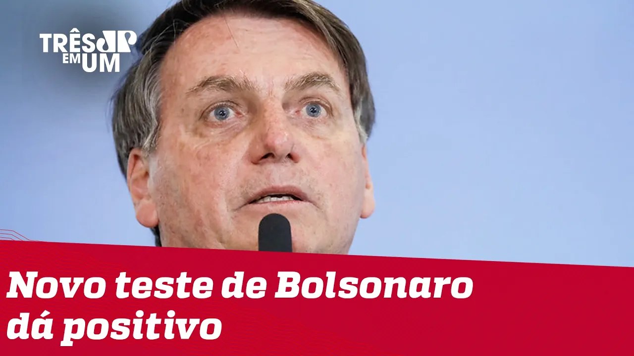 Bolsonaro diz que teve novo resultado positivo para Covid-19 e não recomenda cloroquina