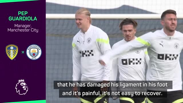 Everything 'perfect' with Haaland fitness - Guardiola