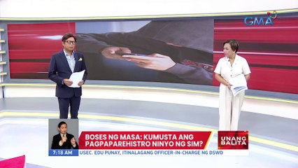 #BosesNgMasa: Kumusta ang pagpaparehistro ninyo ng SIM? | UB