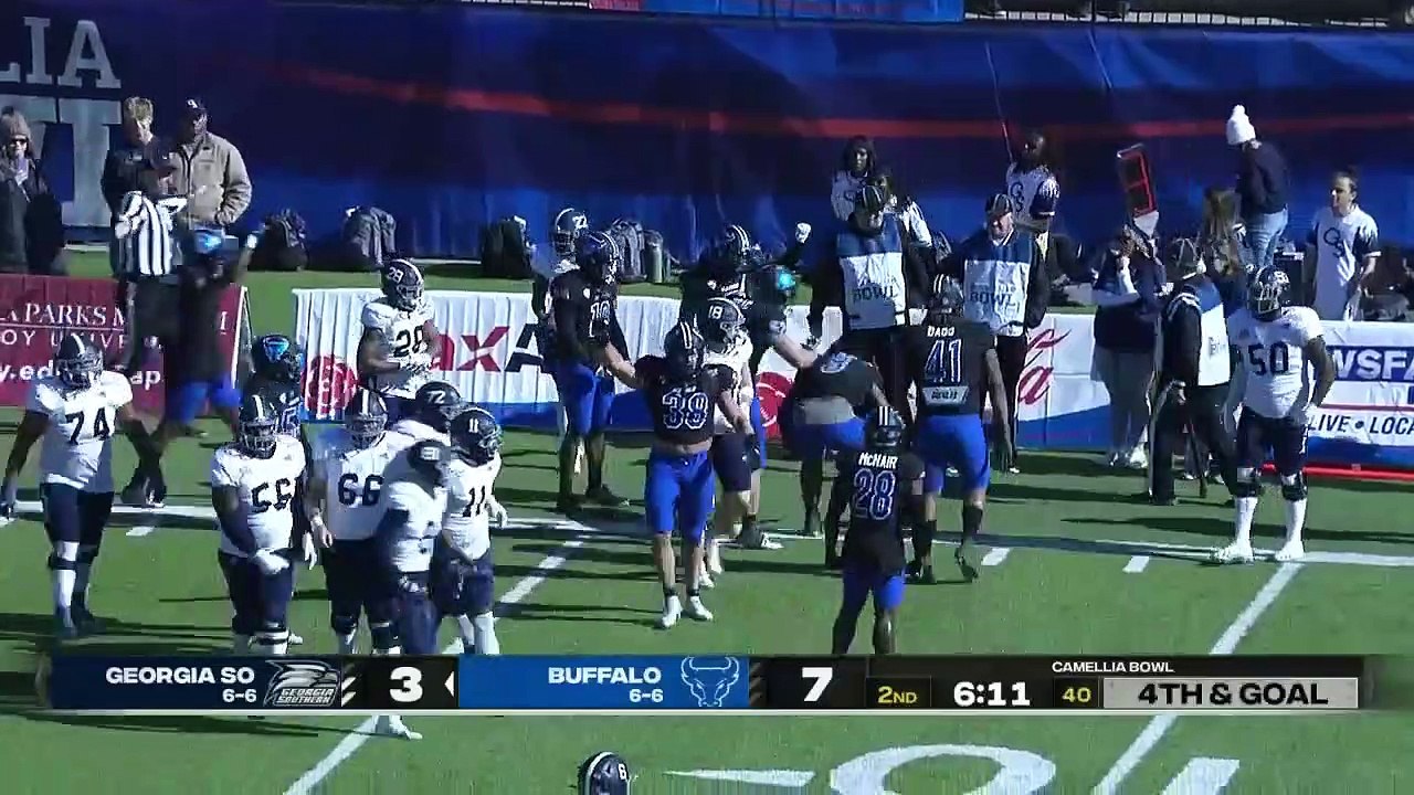 Camellia Bowl - Georgia Southern vs Buffalo -- Full Game Highlights