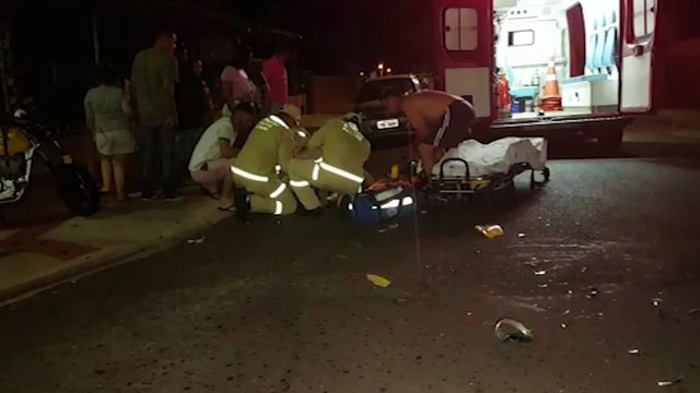 Motociclista fica ferido após colisão no Interlagos