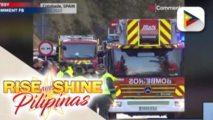 7 patay sa nahulog na pampasaherong bus sa isang tulay sa Spain