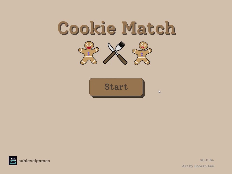 Cookie Match Walkthrough
