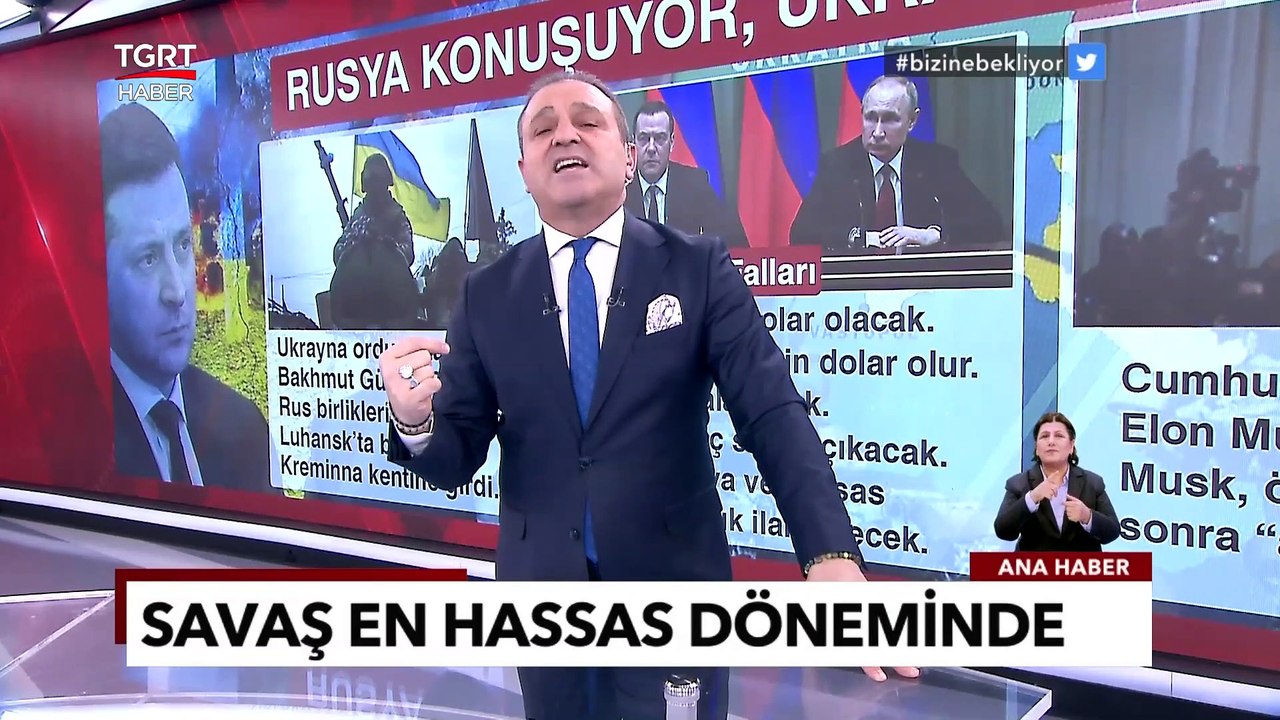 Dünya Medvedev'in Kehanetlerini Konuşuyor, Ukrayna Taarruza Geçiyor- Ekrem Açıkel İle TGRT Ana Haber