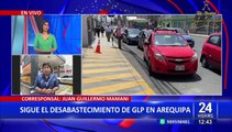 Continúan el desabastecimiento de GLP en grifos de Arequipa pese a no haber protestas