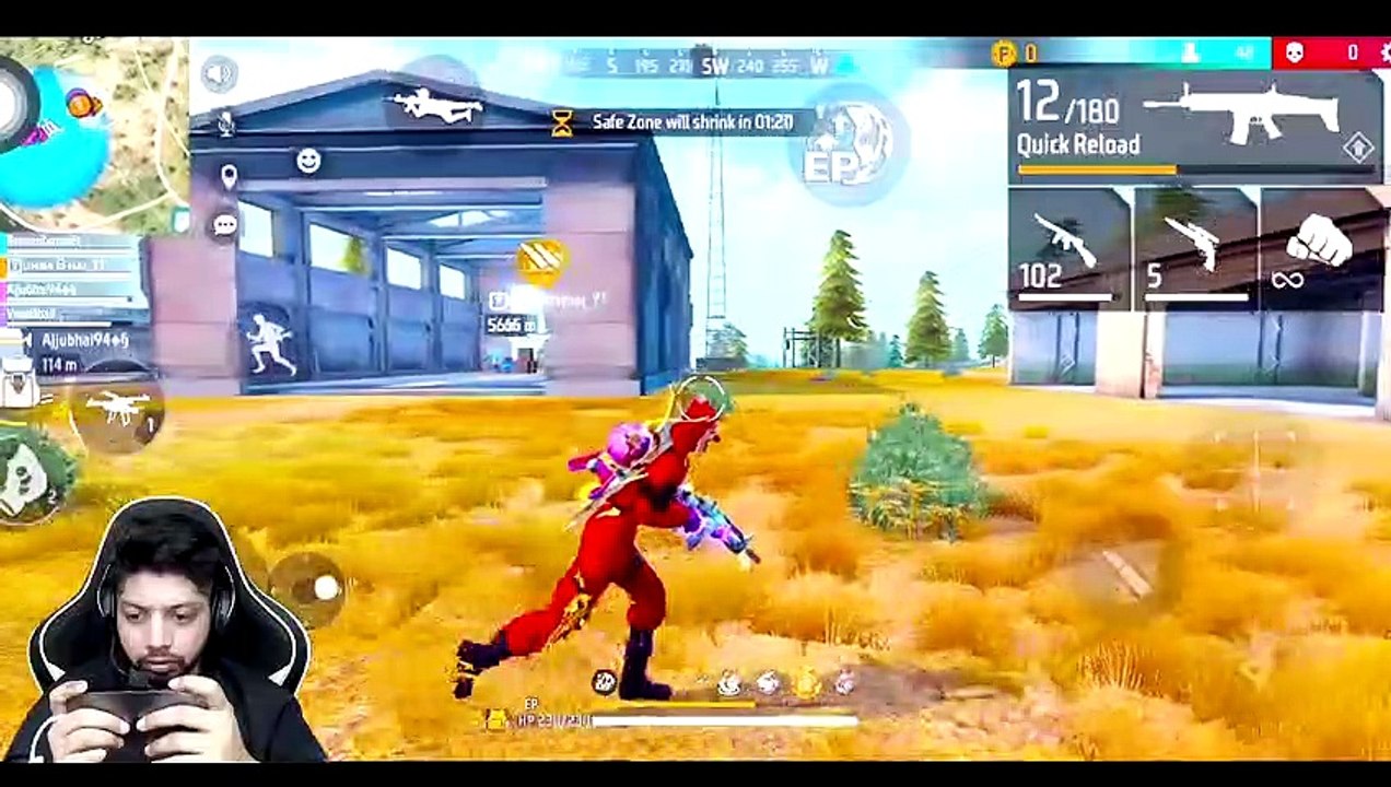 Ajjubhai _ Amitbhai Best Saved In Last Zone-- 22 Alive--- Real Meaning Of Friendship- Garena Free Fire R.G