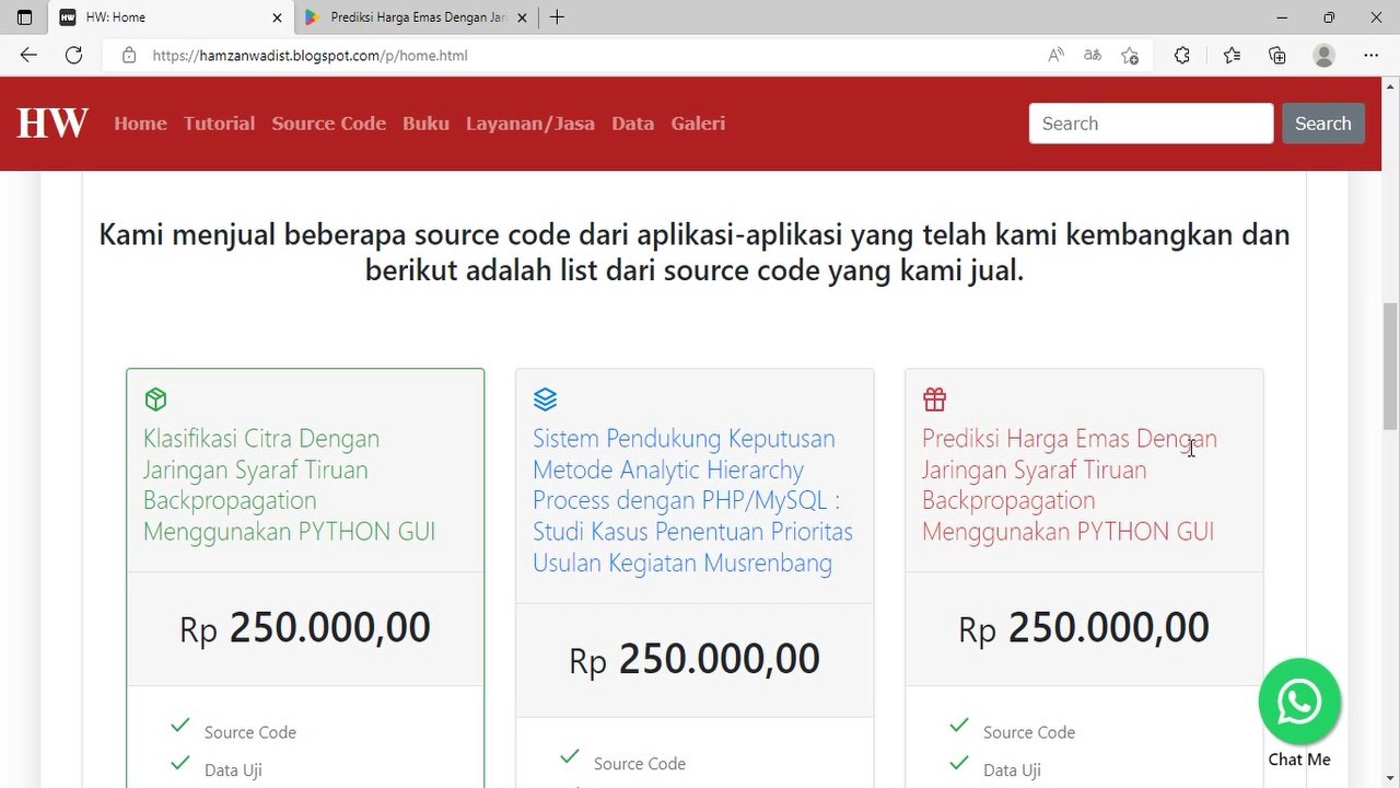 JUAL SOURCE CODE MURAH  | Source code Prediksi Harga Emas JST Backpropagation Menggunakan Python GUI