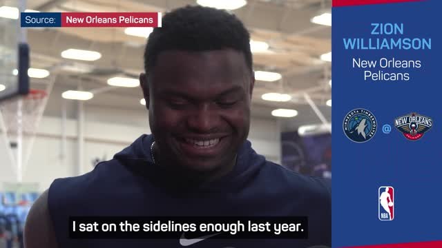 Zion sick of the sidelines and targets Timberwolves return